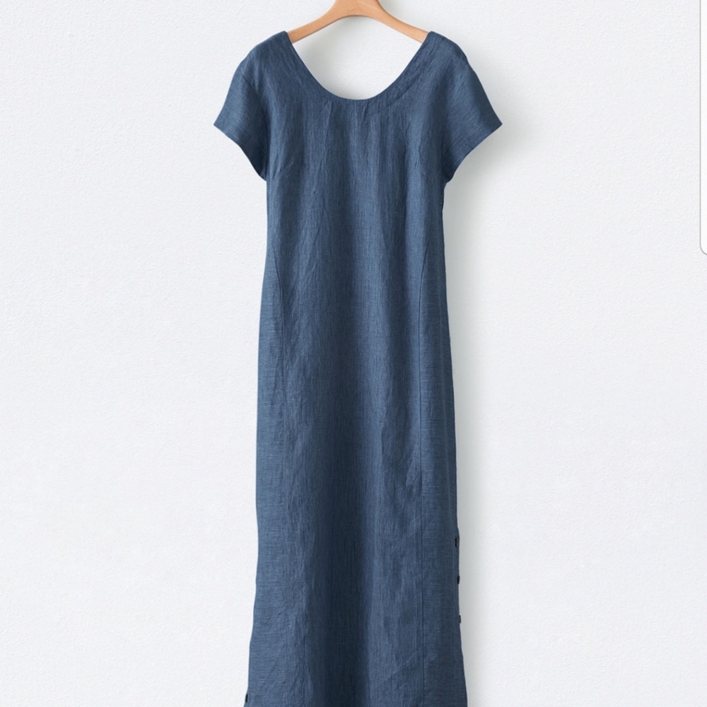 Long linen Poetry dress